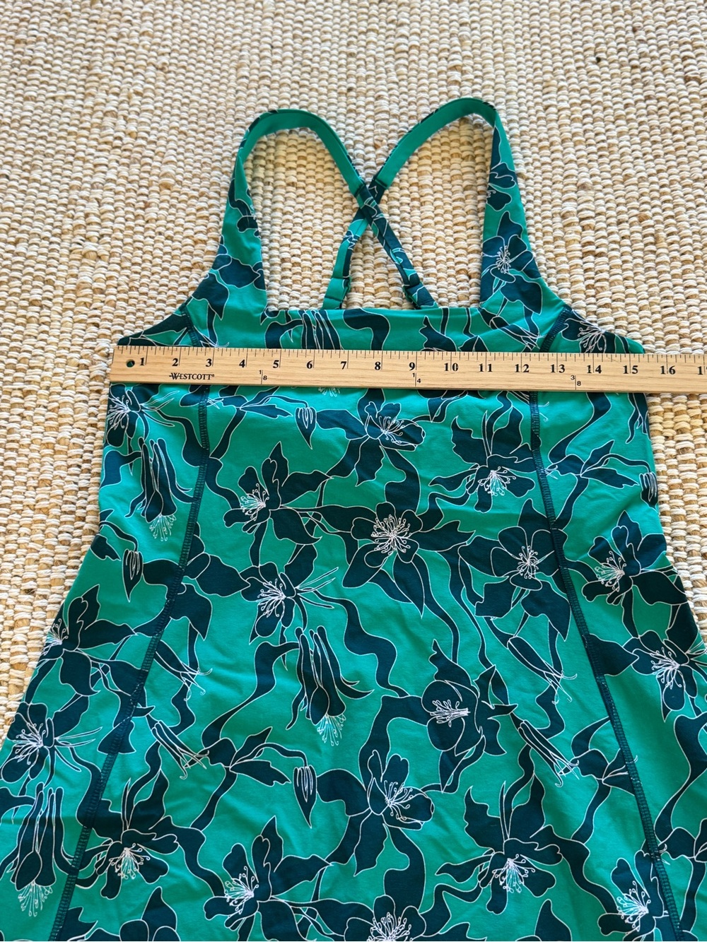 Wild Rye Parker Action green and Black Dress in ALHAMBRA AQUILA BLOOM size 4 - Picture 8 of 9